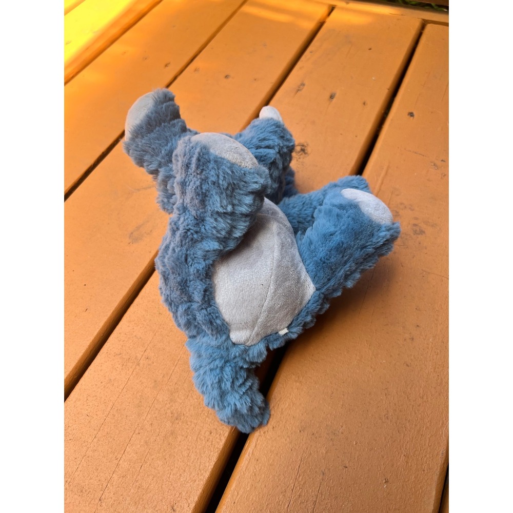 Steiff Blue Triceratops Dinosaur Plush Toy Knopf Im Ohr Handmade 087806 - Picture 9 of 9